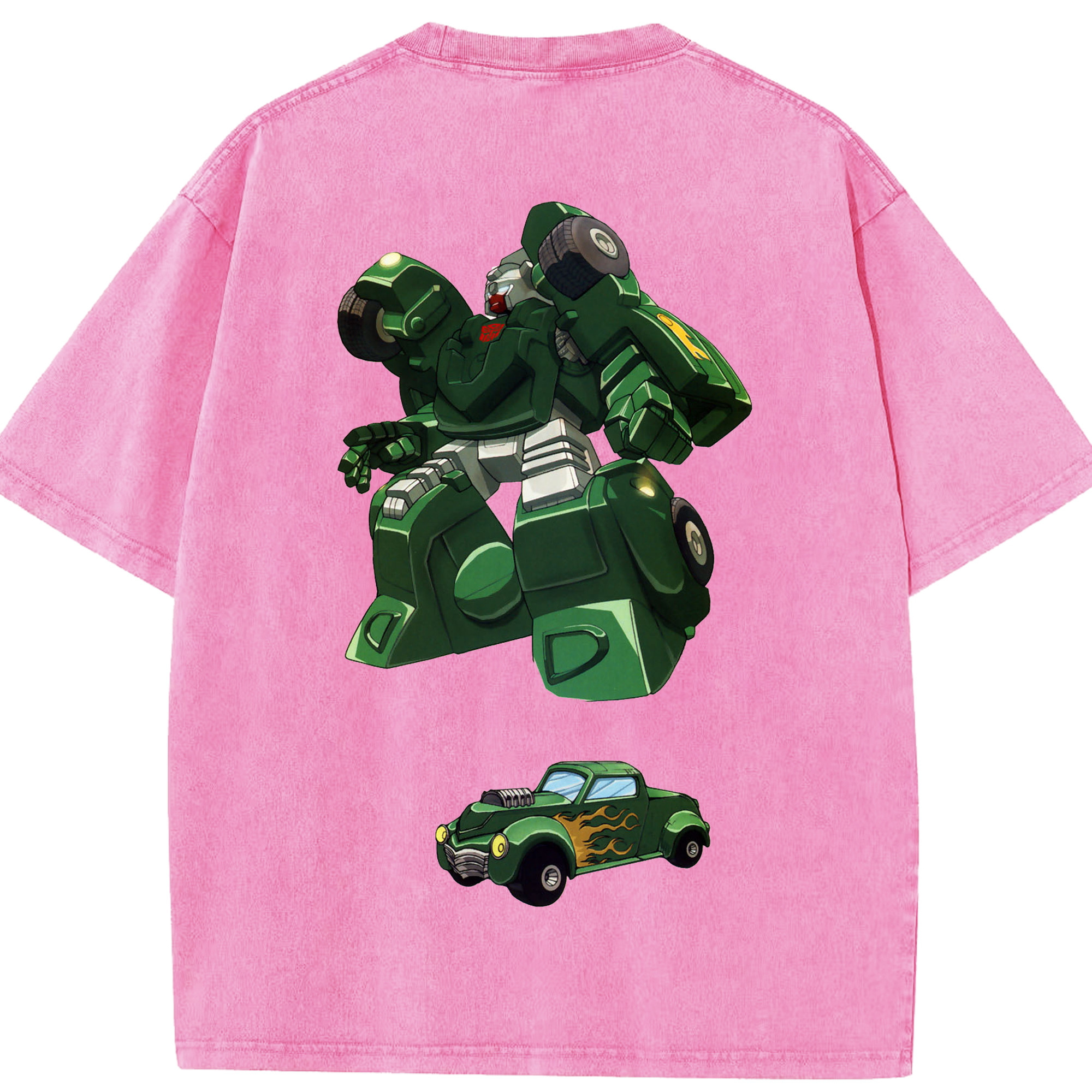 （画像用）  綿100% ヴィンテージ風 半袖Tシャツ（背面プリント）